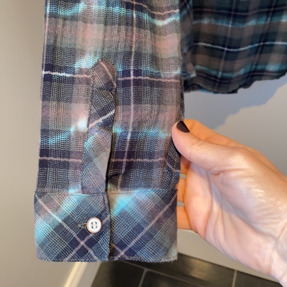 Plaid button down - Picture 2 of 4